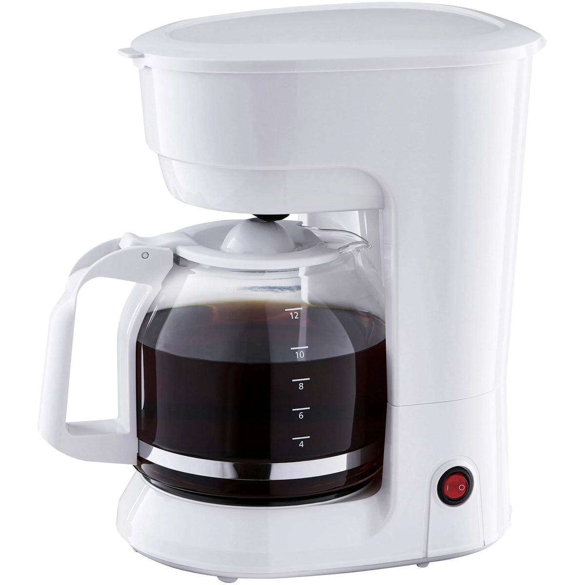 White 12-Cup Drip Coffee Maker Q67566