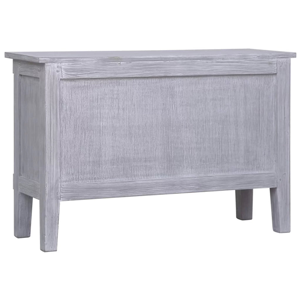 Mahogany Wood Storage Cabinet with 2 Drawers K993926
