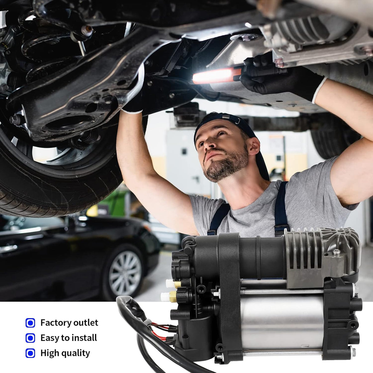 Air Suspension Compressor Pump Replacement For Grand Cherokee 3.6L V6 5.7L 6.4L V8 K4985