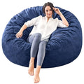 3 Feet Grey Micro Fiber Bean Bag Chair B144