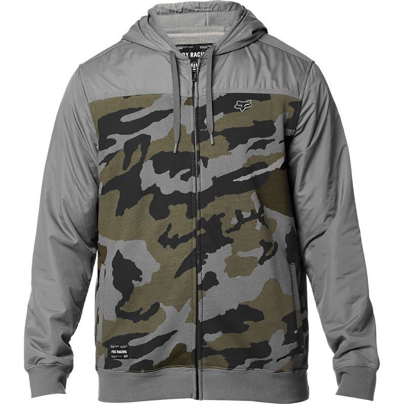 Grey Camo Zip Fleece S48436