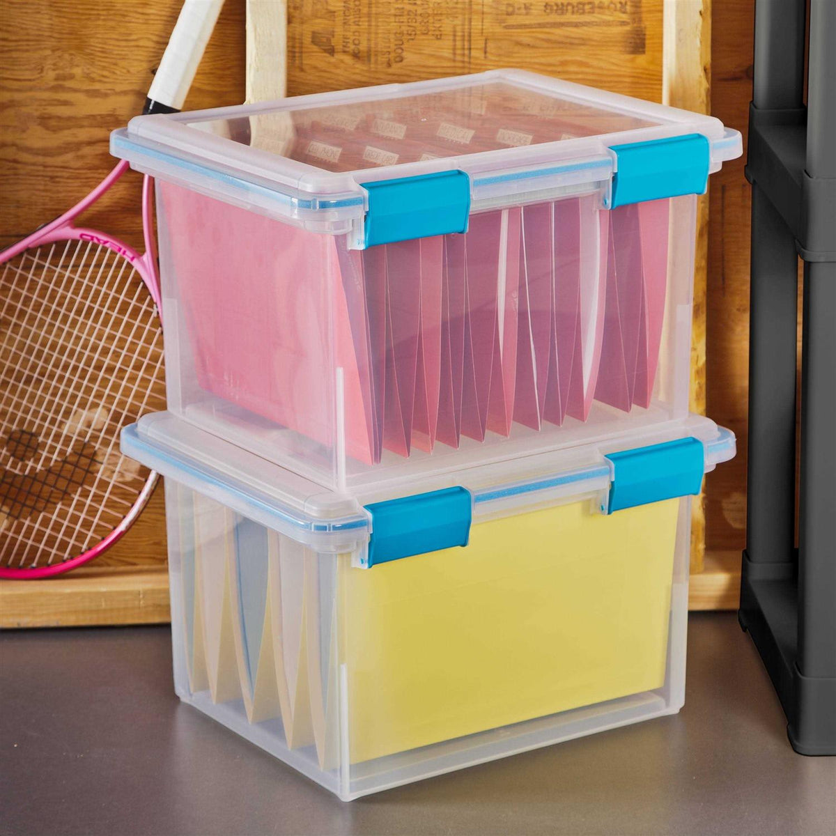 32 Qt Clear Gasket Box Set of 4 V353