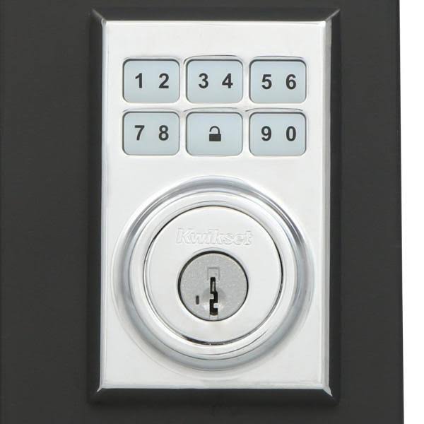 Polished Chrome Contemporary Deadbolt E15858