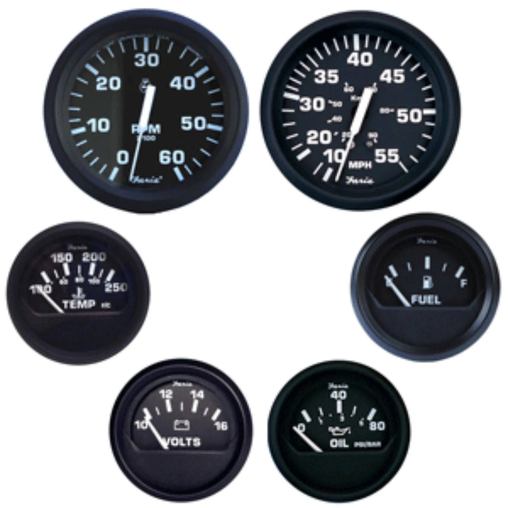 Euro Black Boxed Set Inboard Motors U78184