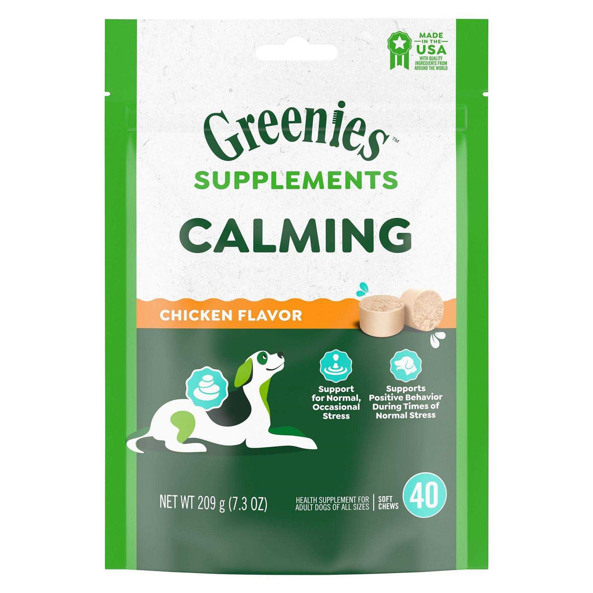 Calming Chews for Dogs Chicken Flavor F4486