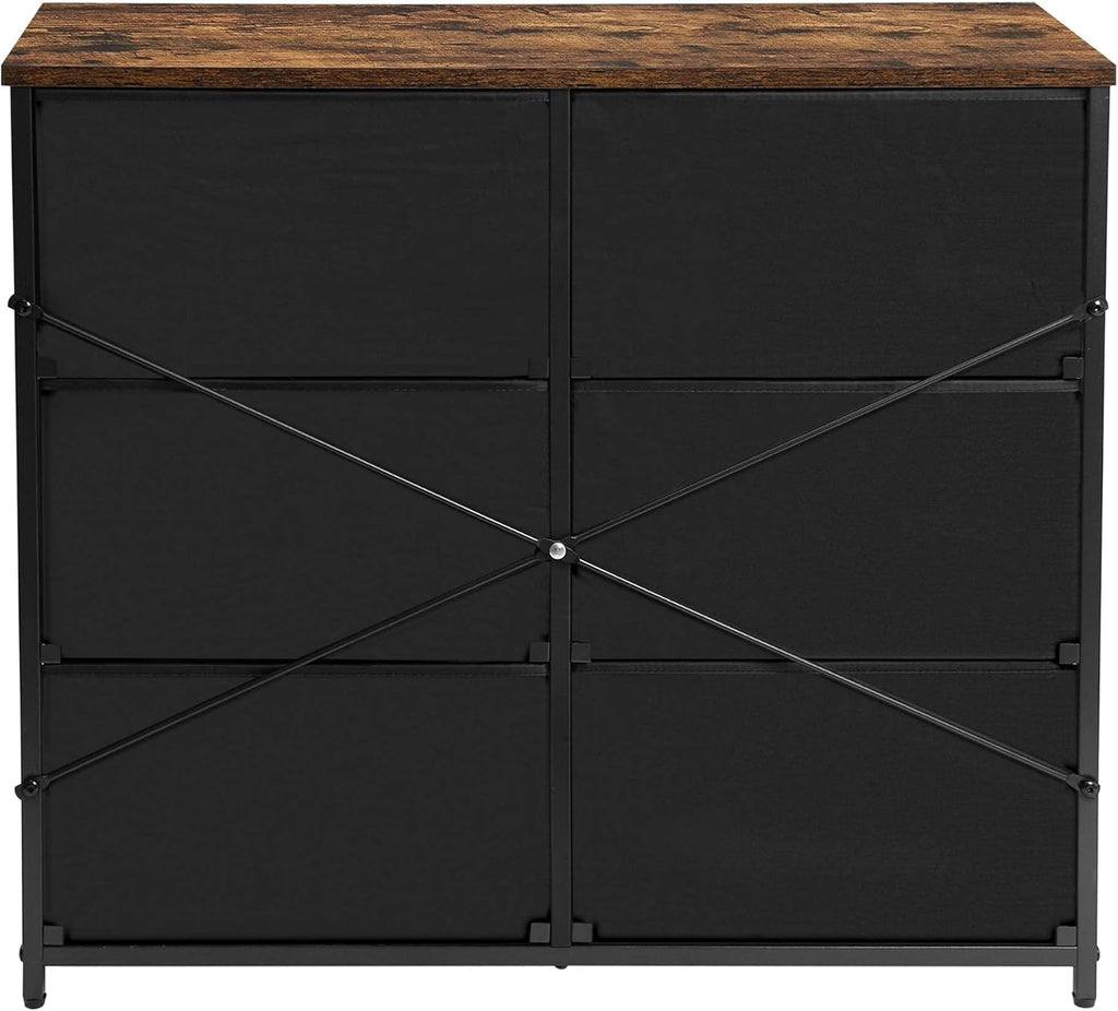 3-Tier 6 Fabric Drawer Dresser M179