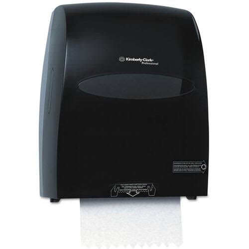 White Sanitouch Roll Towel Dispenser S36112