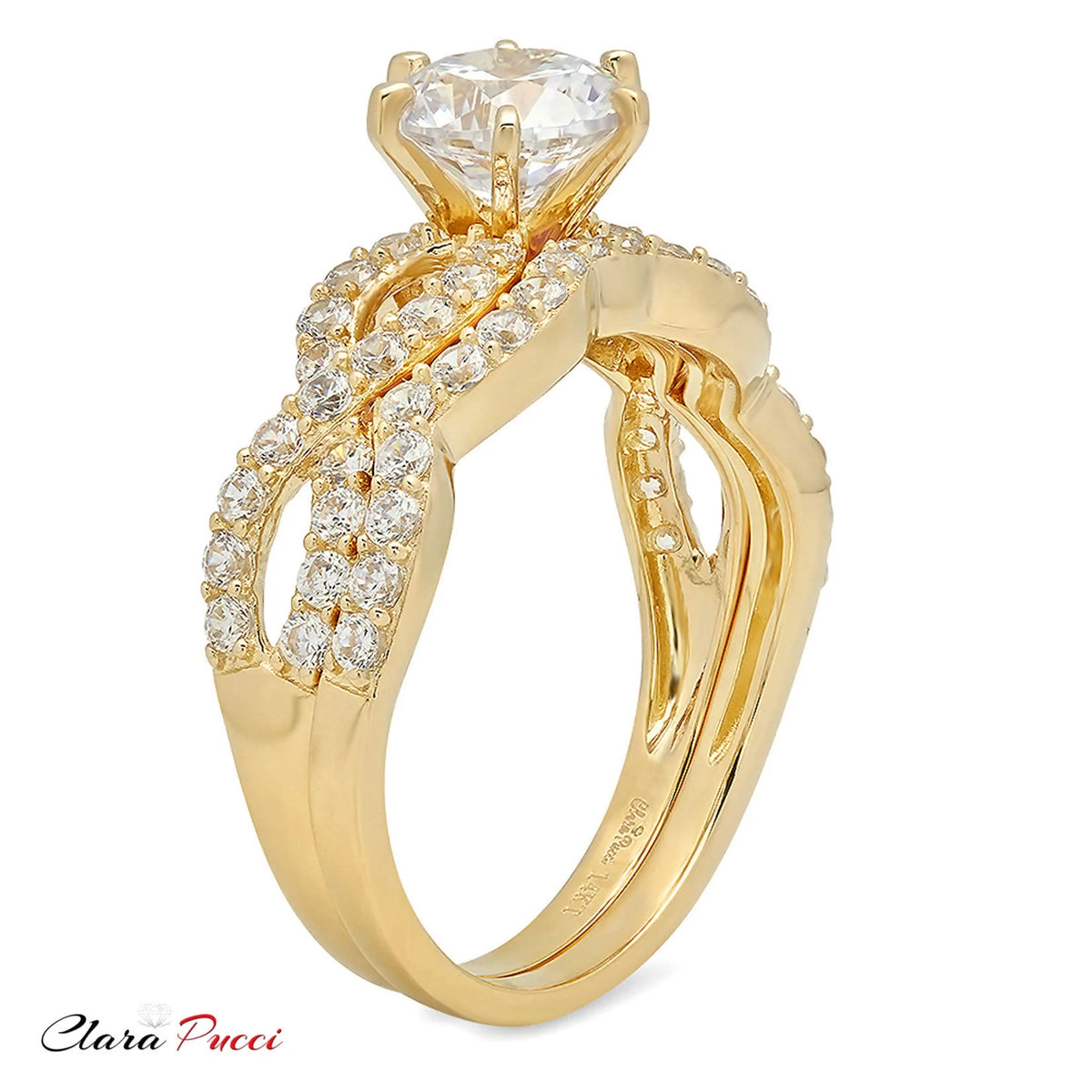 1.52 ct Natural Diamond 18K Yellow Gold Engagement Ring A698216