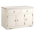 White Distressed Wood Buffet Sideboard Q1253