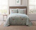 Bedford Blue Full / Queen Quilt Set N917427