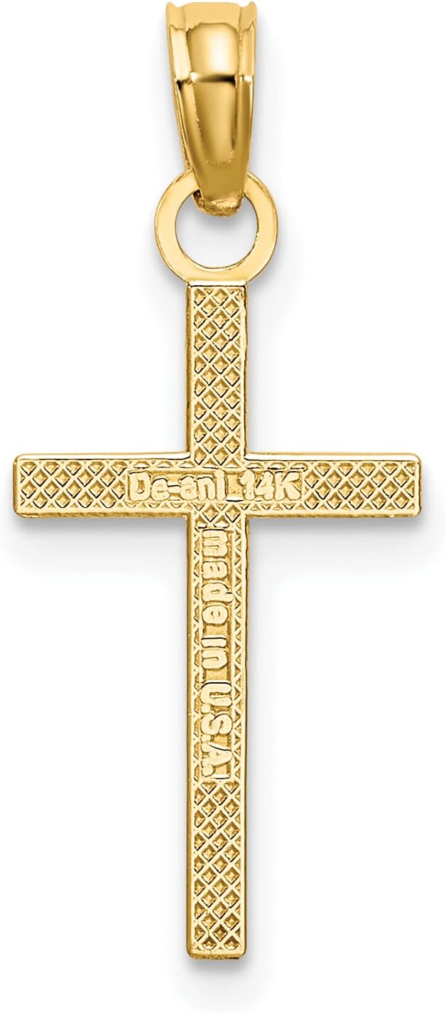 Polished Small Cross Pendant Charm K389862