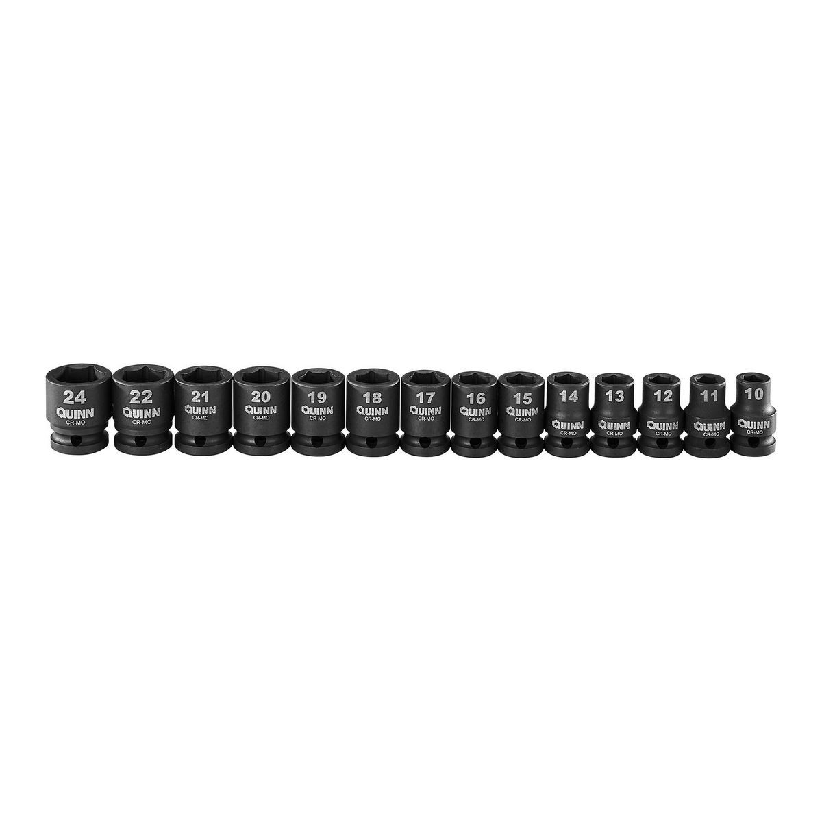 1/2 in. Drive SAE and Metric Impact Socket Set, 61-Piece V964
