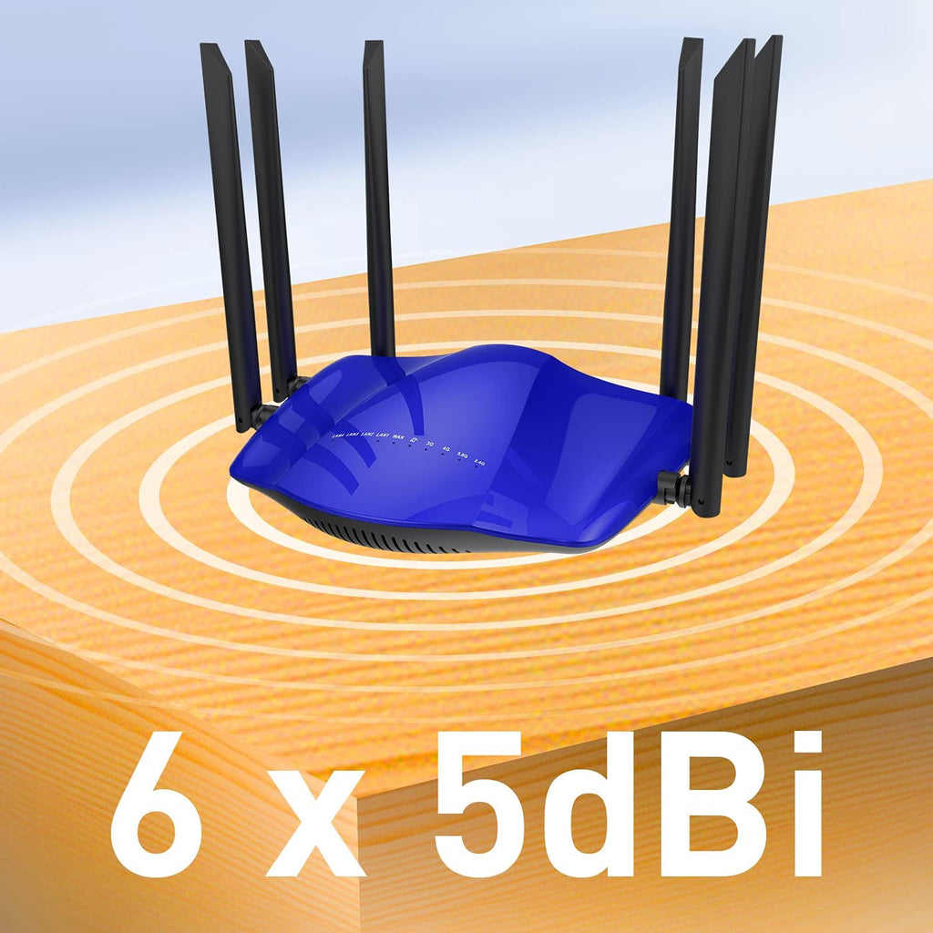 AC1200 Dual Band 4G LTE Modem Router with SIM Card Slot F766208