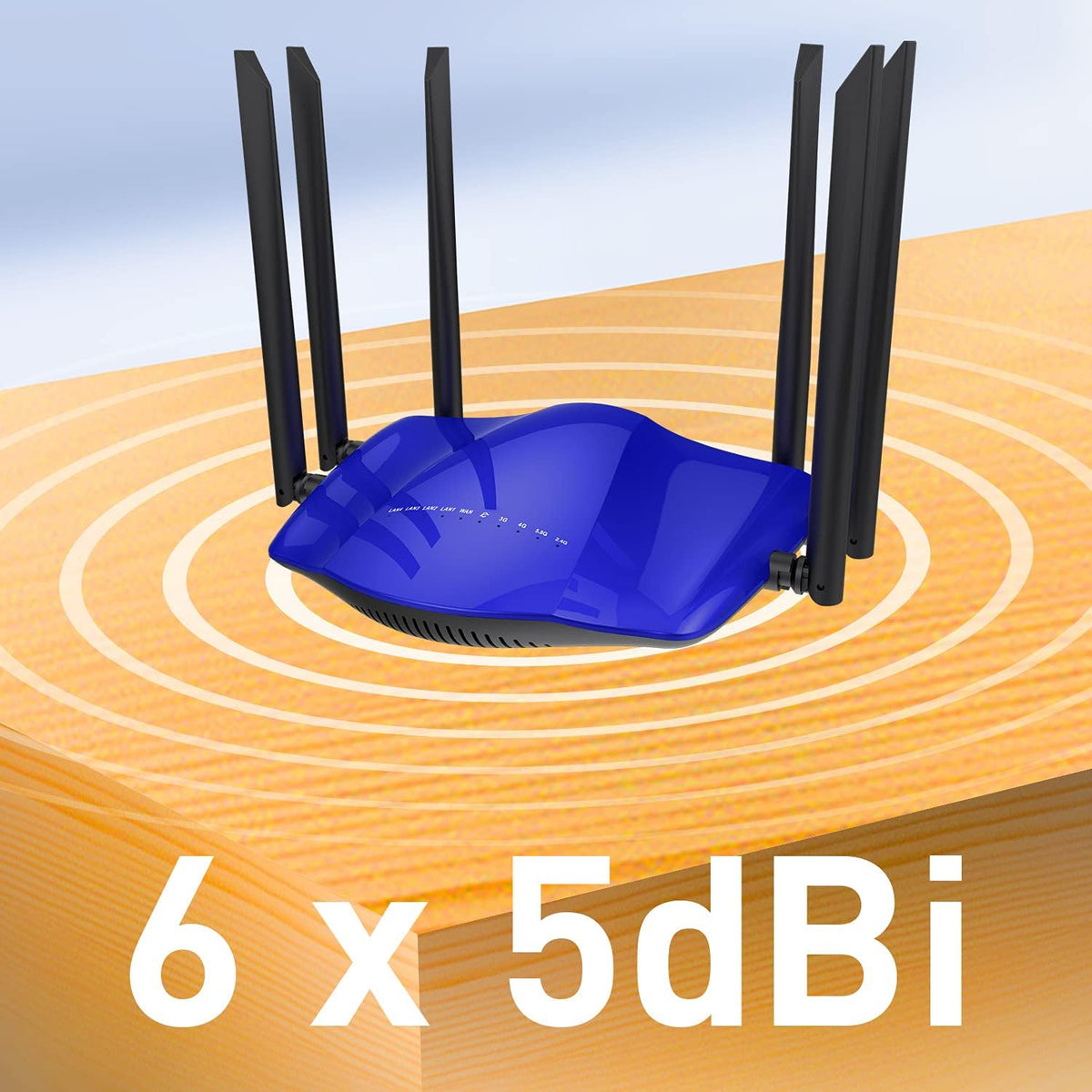 AC1200 Dual Band 4G LTE Modem Router with SIM Card Slot F766208
