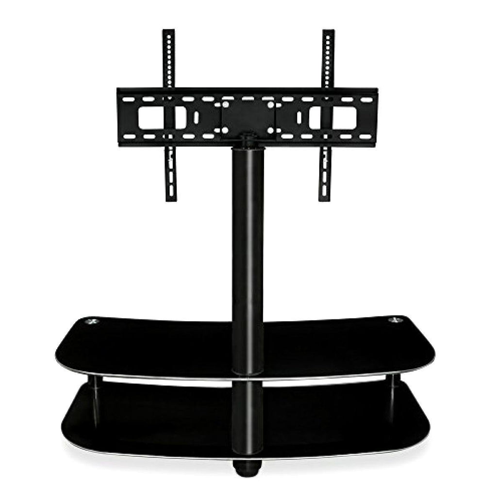 Floor TV Stand with Glass Shelves V5167