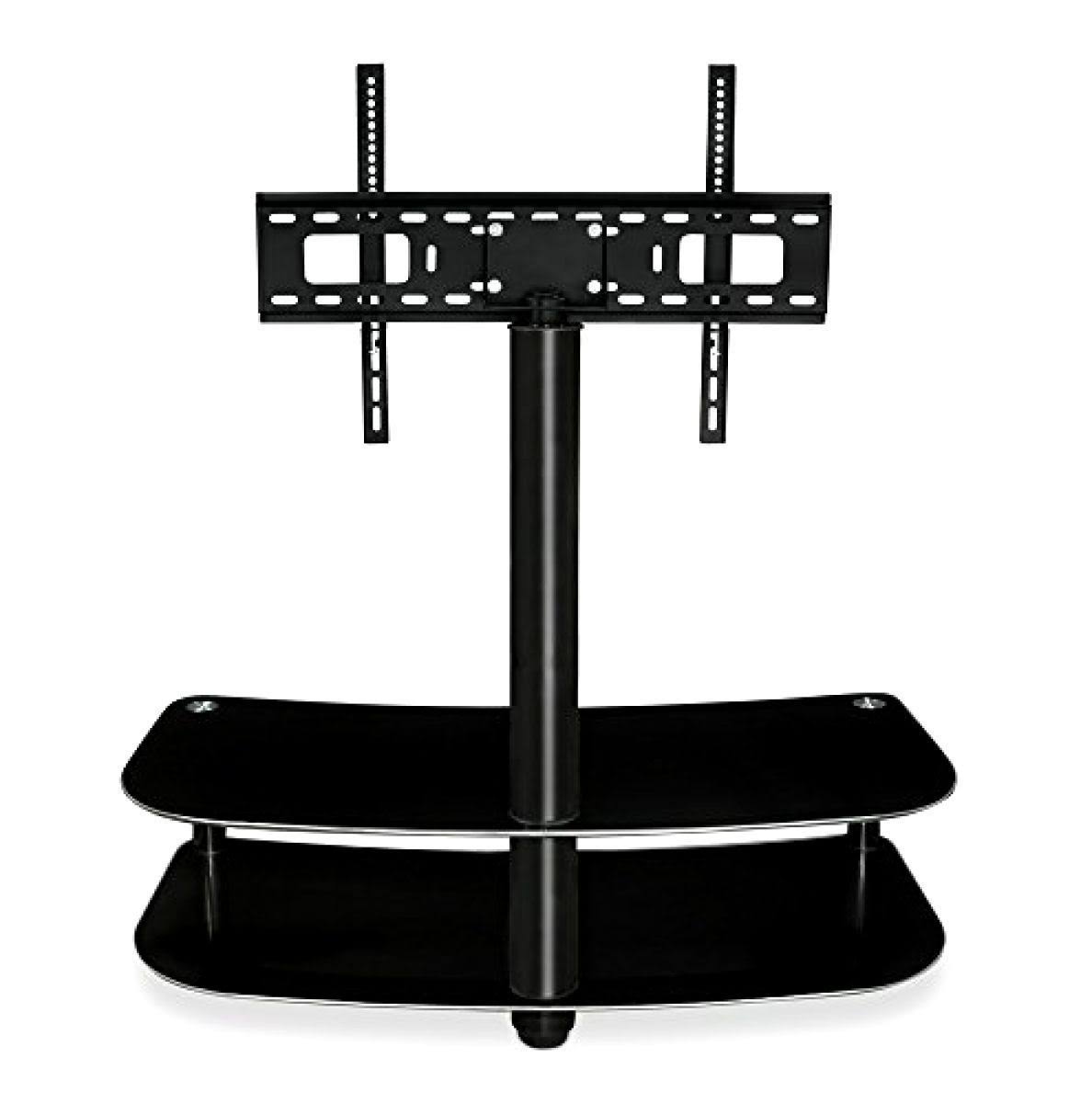 Floor TV Stand with Glass Shelves V5167