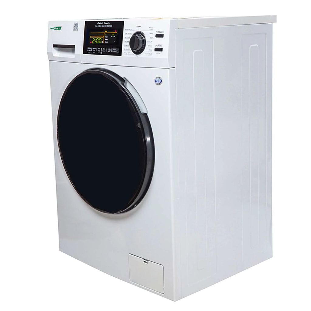15 lbs Compact Combo Washer Dryer with Pet Cycle in White J763