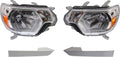Passenger and Driver Side Halogen Headlight Set Y66212