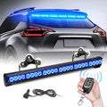 27 Inch 6 Panel Amber and White LED Strobe Light Bar Pack of 2 E6472