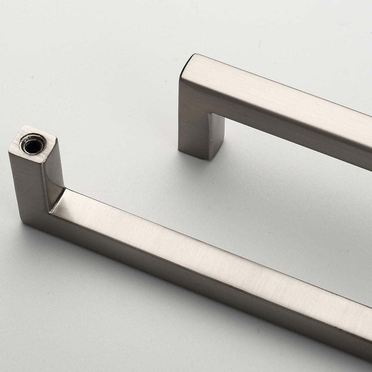 25-Pack Square Bar Pulls Cabinet Handle 5 Brushed Nickel A22694