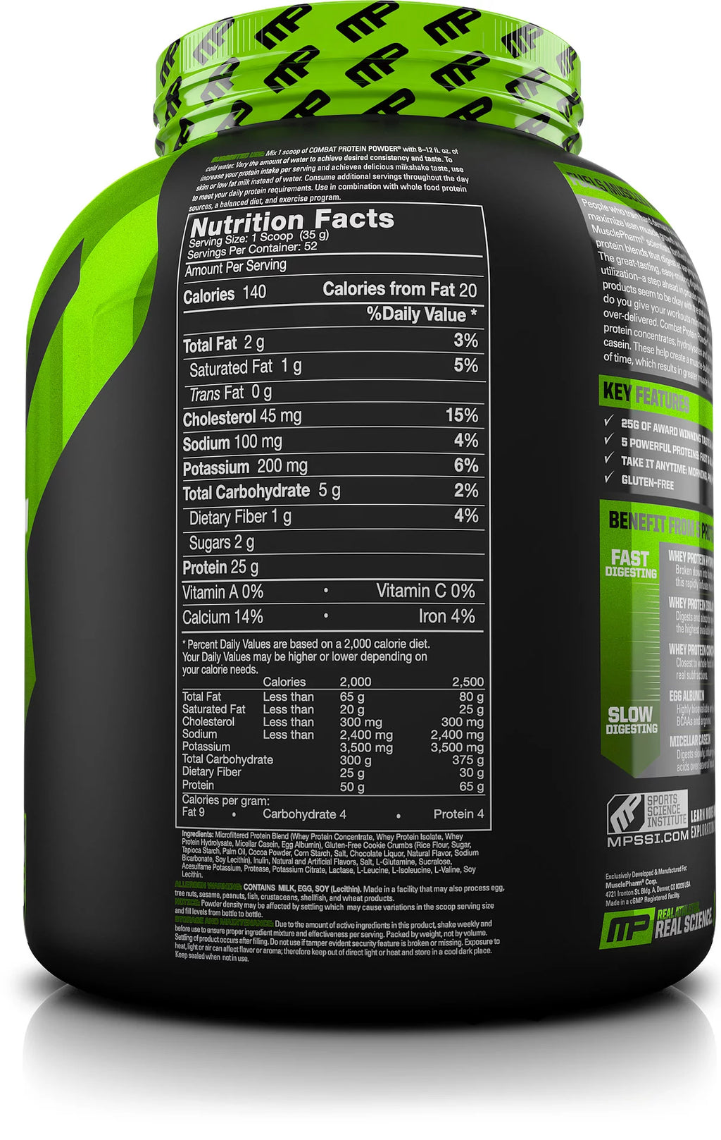 Cookies & Cream Protein Powder, 4 Lb R4727