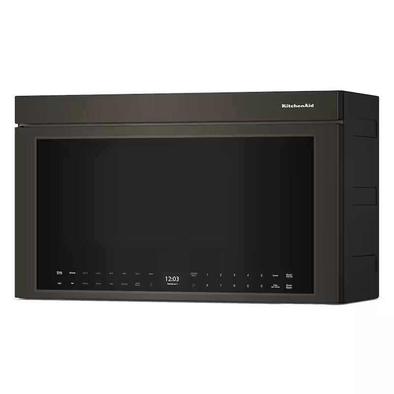 30 in. 1.10 cu. ft. Over-the-Range Microwave Oven in Black Stainless O108770