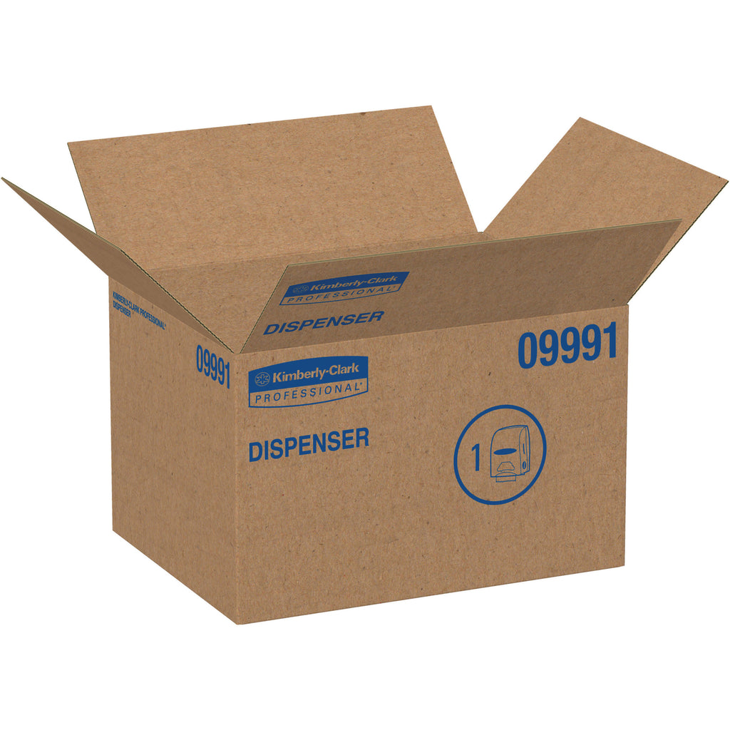 White Sanitouch Roll Towel Dispenser S36112