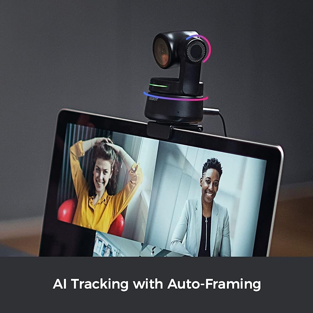 Full HD 1080p PTZ Webcam with Dual Omni-Directional Mics N8266