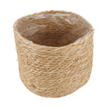 Seagrass Woven Plant Pot with Plastic Film Insert W175