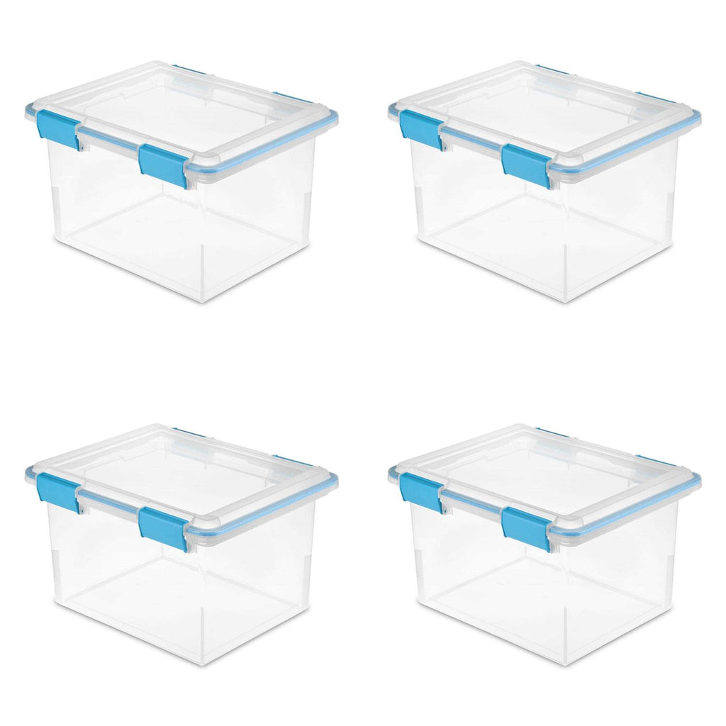 32 Qt Clear Gasket Box Set of 4 V353