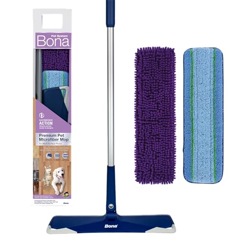 Microfiber Floor Mop with Microfiber Cleaning Pad and Microfiber Dusting Pad W72082