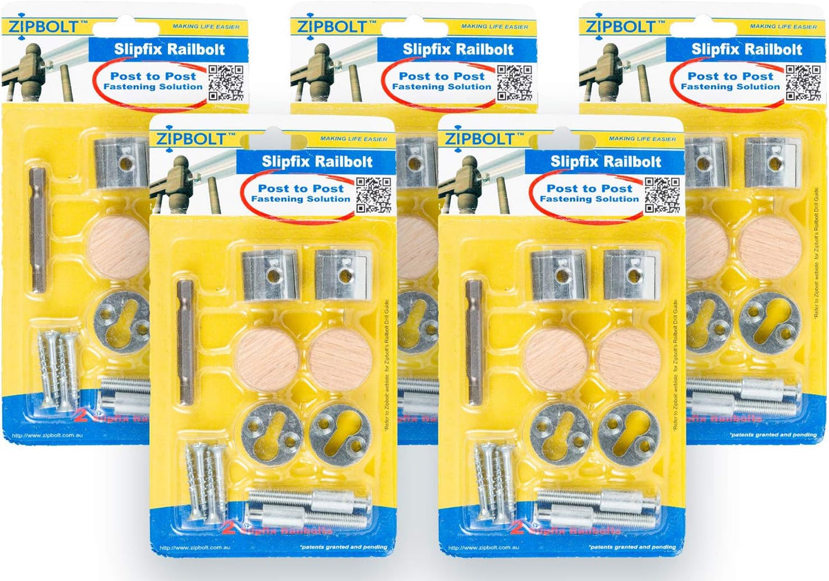 5 Pack Slipfix Railbolt J788296