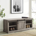 Gray Wash Storage Bench O2304