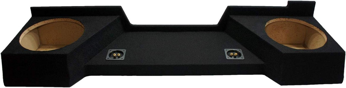 Dual 12 Subwoofer Sub Box Speaker Enclosure for Full Size Extended Cab Truck E42477