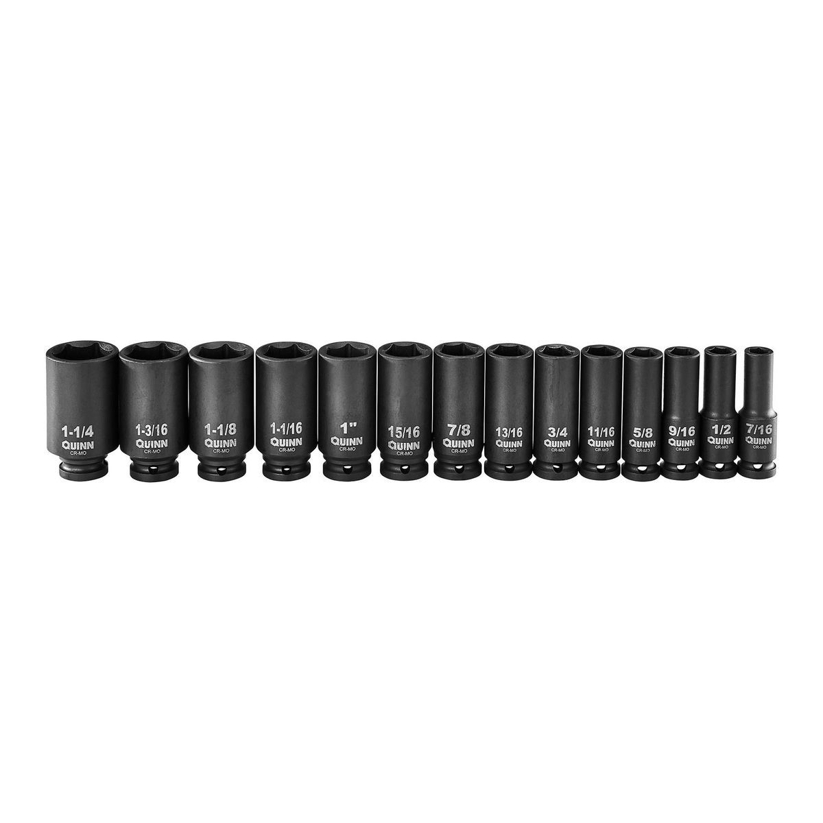 1/2 in. Drive SAE and Metric Impact Socket Set, 61-Piece V964