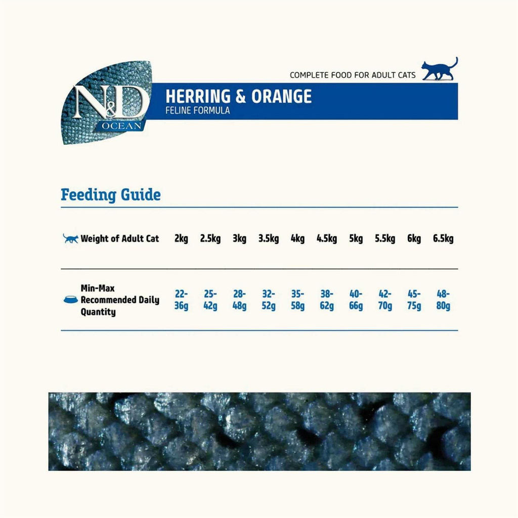 Herring & Orange Adult Dry Cat Food F5432