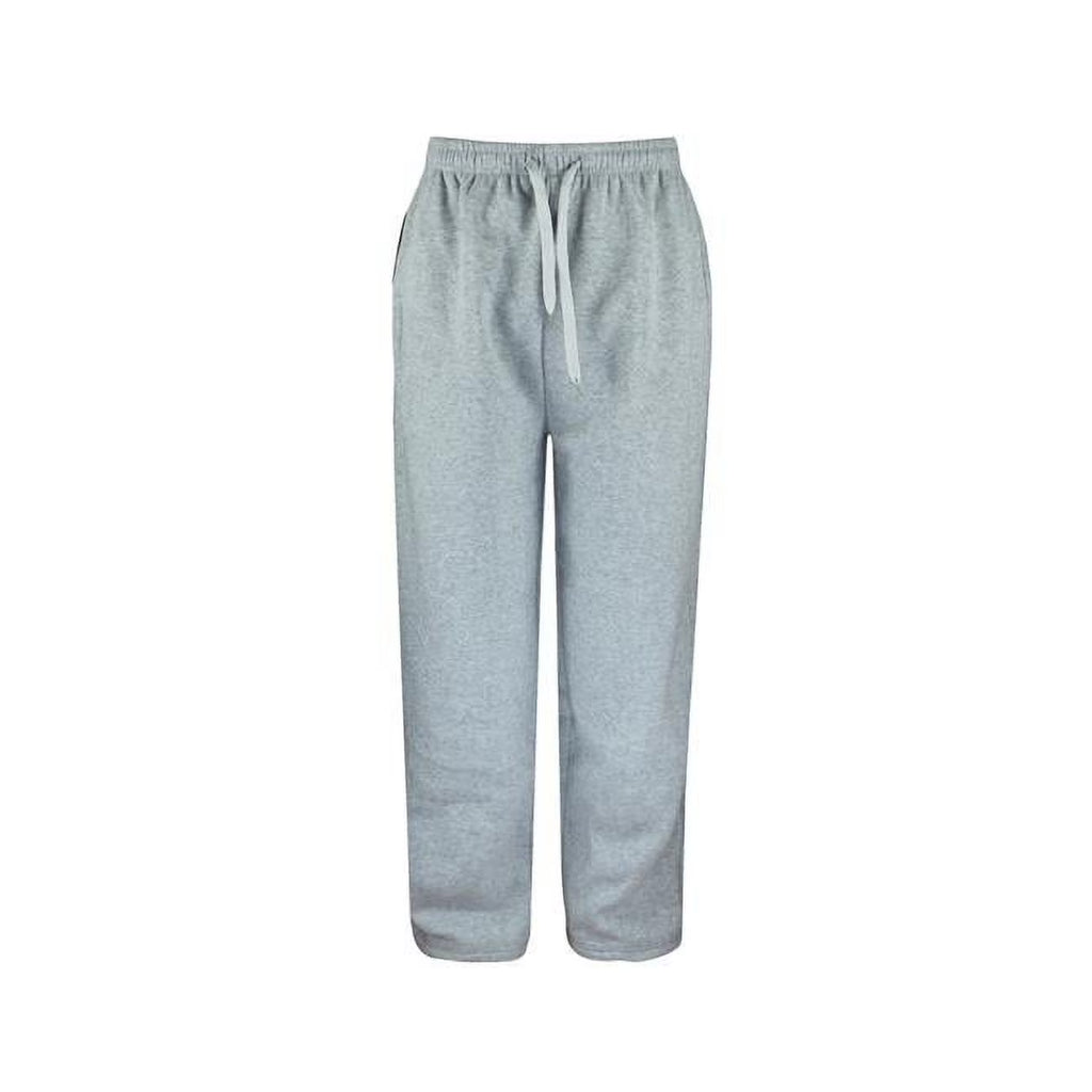 Men Fleece Light Grey Sweatpants, Extra Large - Case of 24 R6833