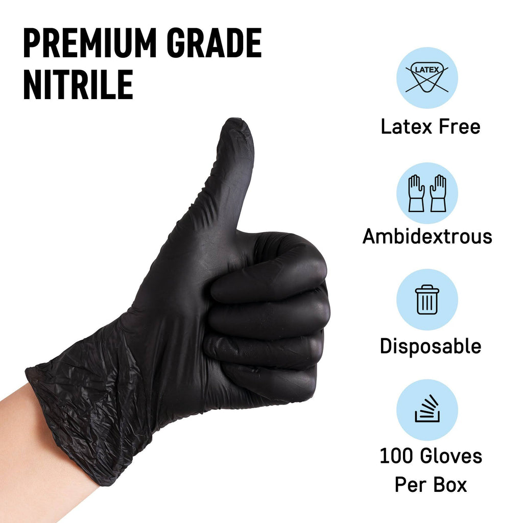 California Blue Nitrile Exam Gloves H818