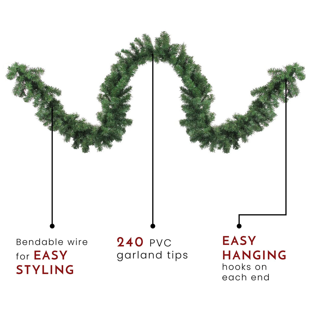 9' x 12" Artificial Christmas Garland R1735