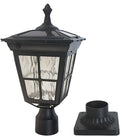 LED Cast Aluminum Solar Post Light Fixture H27966