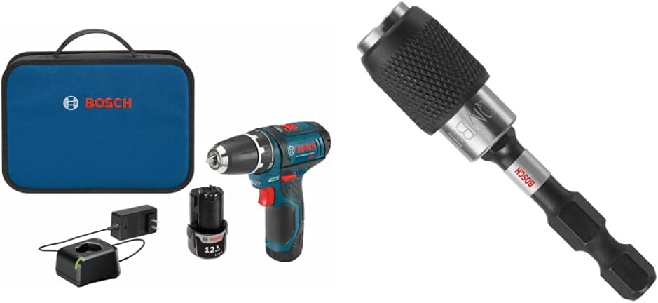 12V 3/8 Inch Two Speed Cordless Drill Kit with Two Lithium Ion Batteries, Charger, Bits & Soft Carrying Bag W3844