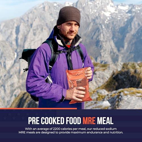 MRE 1 case of 10 pack/ 20 Humanitarian Meals Ready to Eat C439724