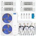 42,000 BTU 4 Zone Ceiling Cassette Ductless Air Conditioner and Heat Pump M94901