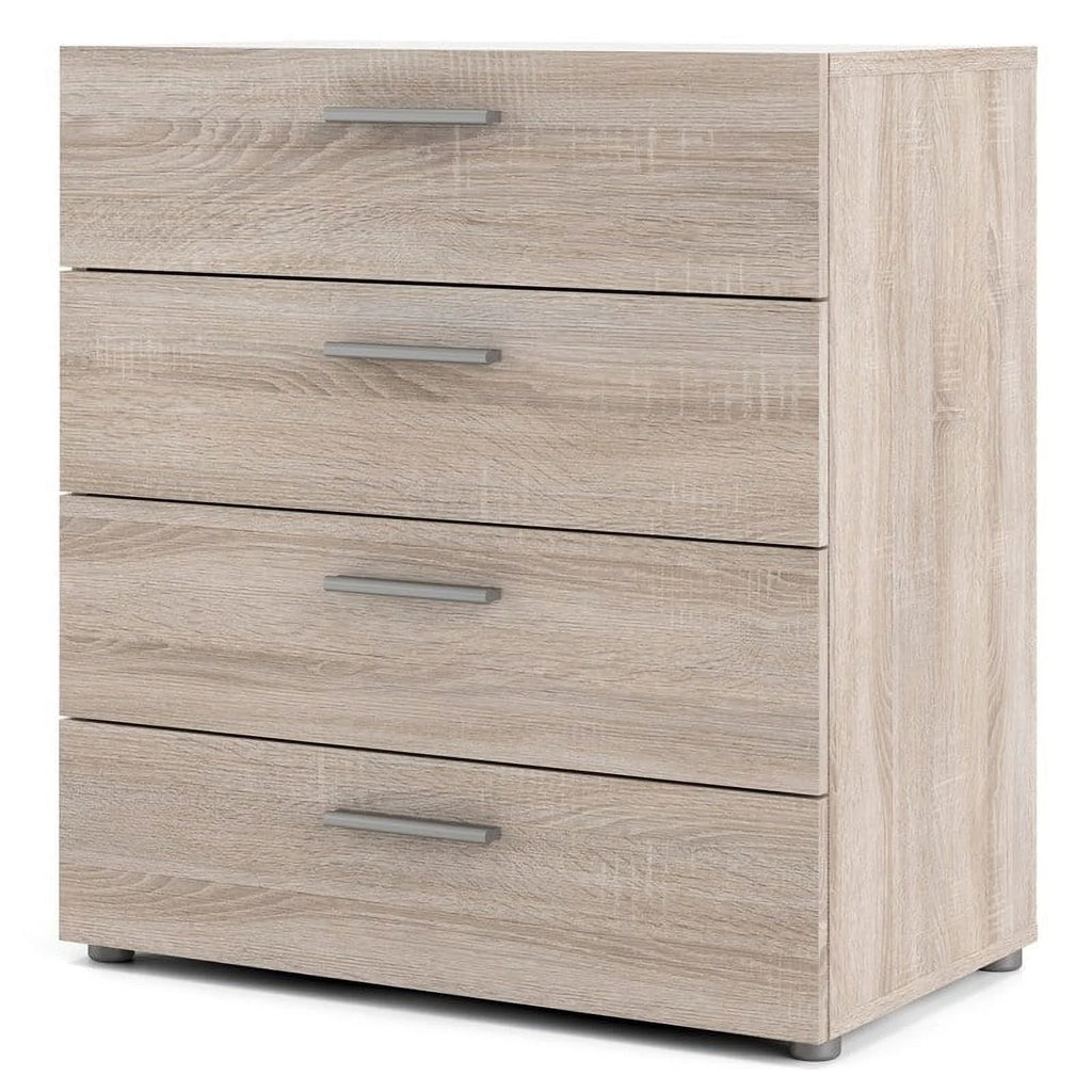 4 Piece Bedroom Set with 8 Drawer Dresser, 4 Drawer Chest, Two 2 Drawer Nightstands O750