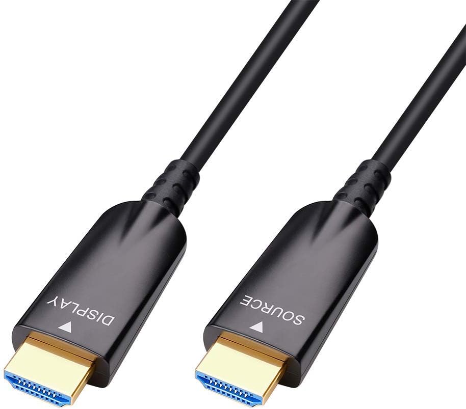 10m Fiber Optic HDMI Cable 4K 30Hz 1080p 60Hz Black D624140