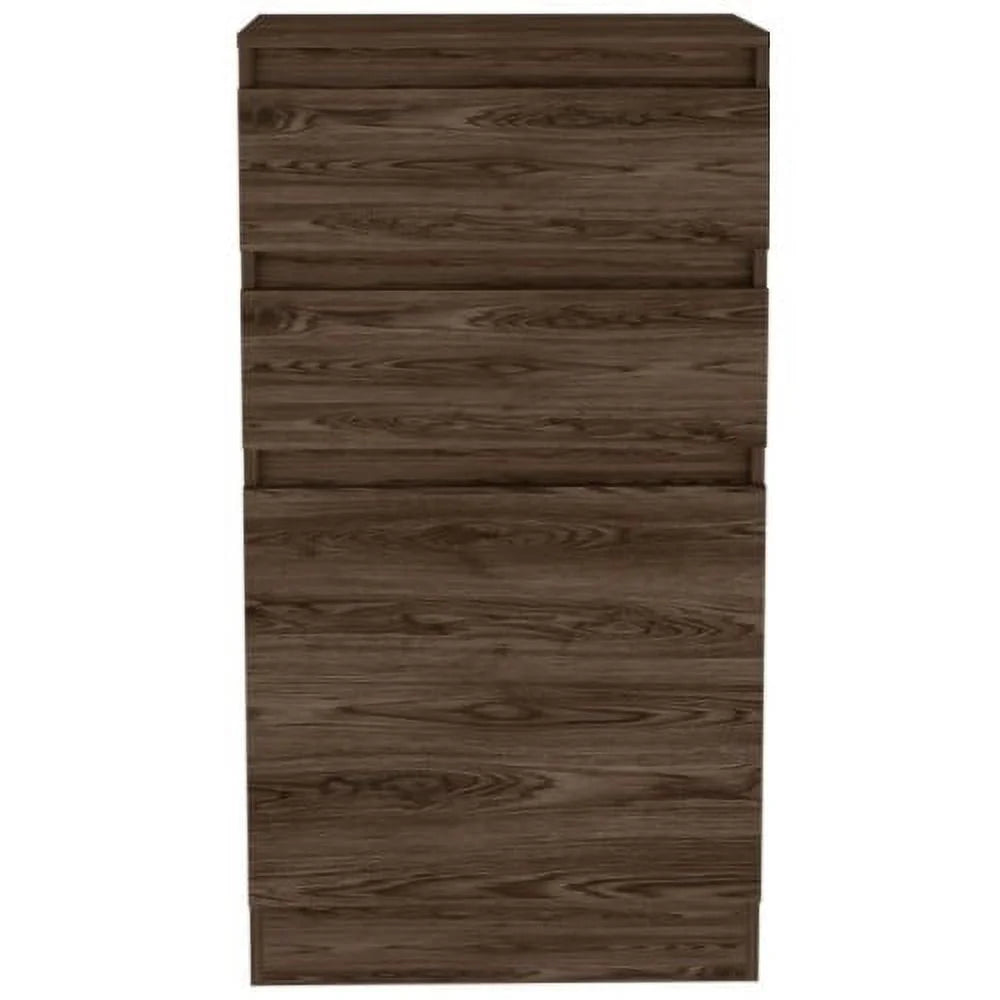 Dark Walnut Dresser with Mirror S768