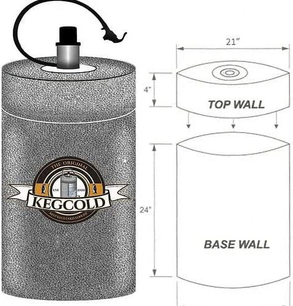 Portable Insulated Keg Cooler S5948