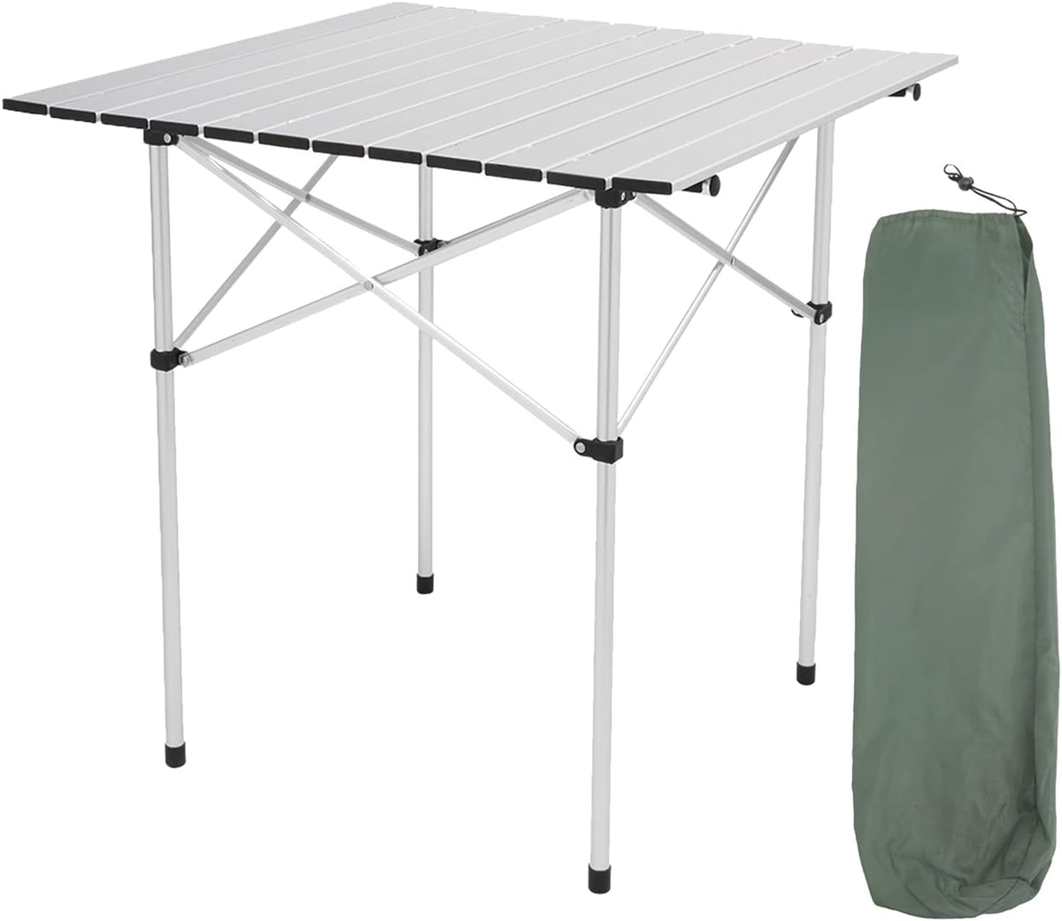 4FT Aluminum Folding Camping Table, Pack of 2 W8725