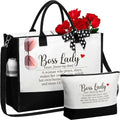 Canvas Tote Bag & Makeup Bag Gift Set D683096