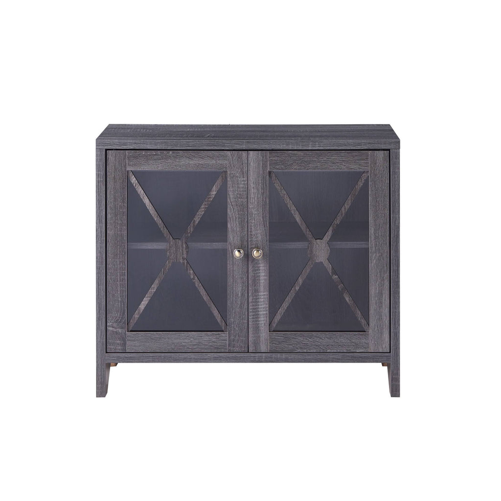 White Oak Accent Cabinet with 1-Shelf N477
